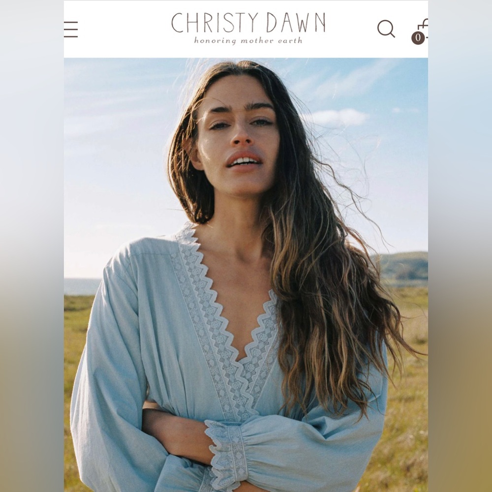 NWT/original box and packaging. Christy Dawn “Essence” dress.